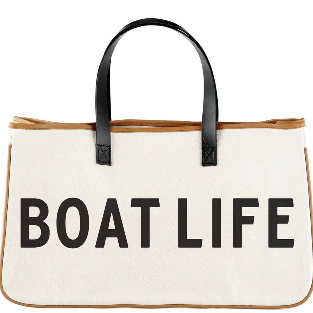 BOAT LIFE CANVAS TOTE
