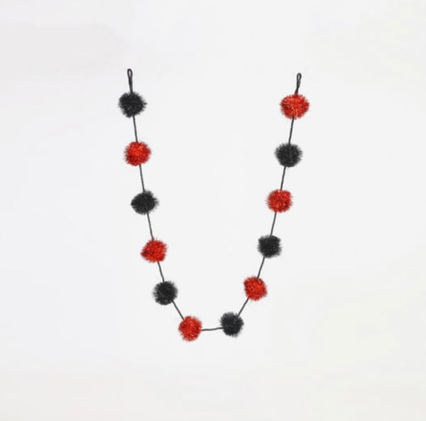 Tinsel Ball Garland