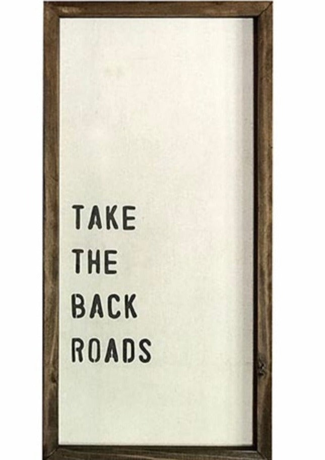 Take The Back Roads Word Board