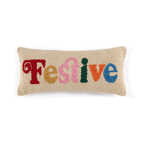 FESTIVE PILLOW, MULTI