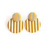 Barton Stripe Circle Earrings