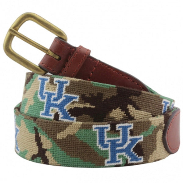 Kentucky Camo Needlepoint Belt