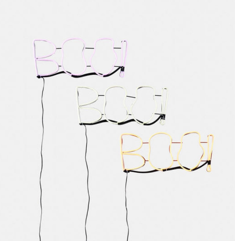 ‘’BOO’’ LED SIGN