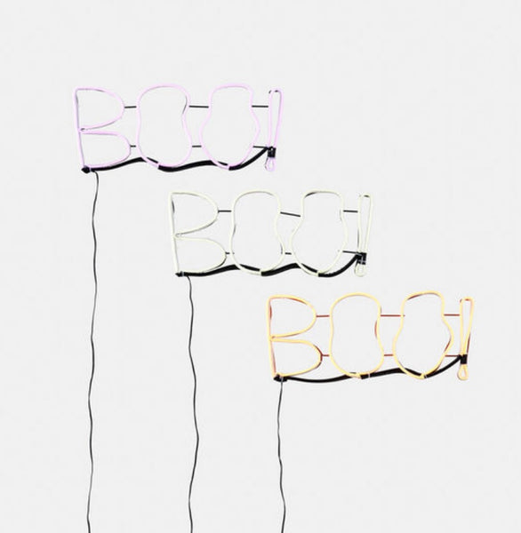 ‘’BOO’’ LED SIGN