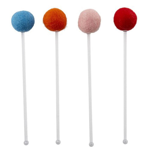 Pom Pom Stir Sticks