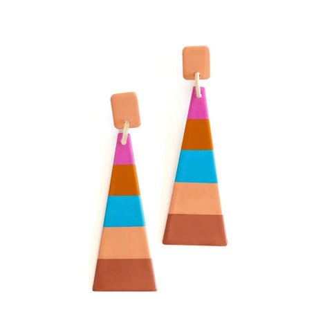 Ticky Tacky Shield Earrings