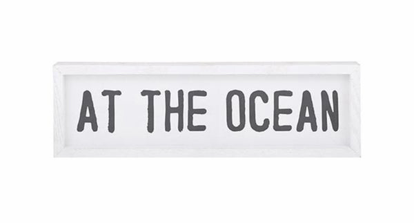 At The Ocean Box Sign
