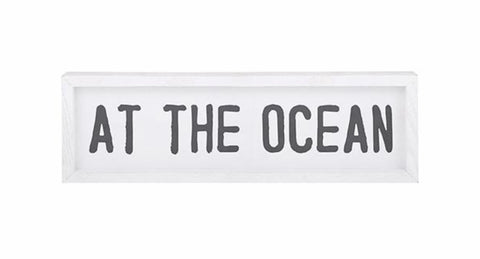 At The Ocean Box Sign