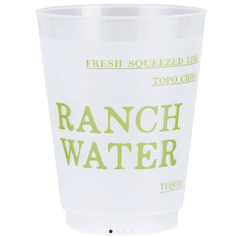 Frosted Cups- Ranch Water