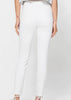 White High Rise Ankle Skinny